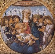 Sandro Botticelli Our Lady of the eight sub angel oil painting on canvas